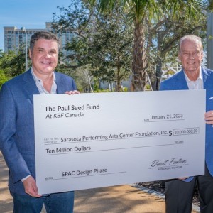 Sarasota Performing Arts Center Foundation Announces Leadership Contribution